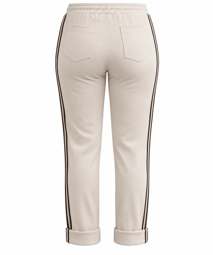 Broek Noëlle crème achterkant