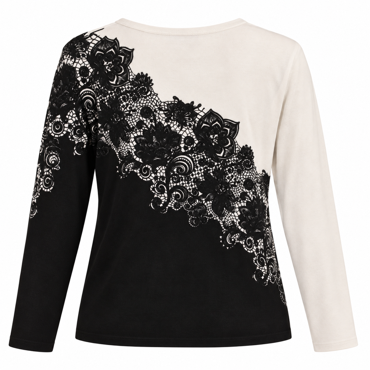 Chique comfortabele sweater achterkant