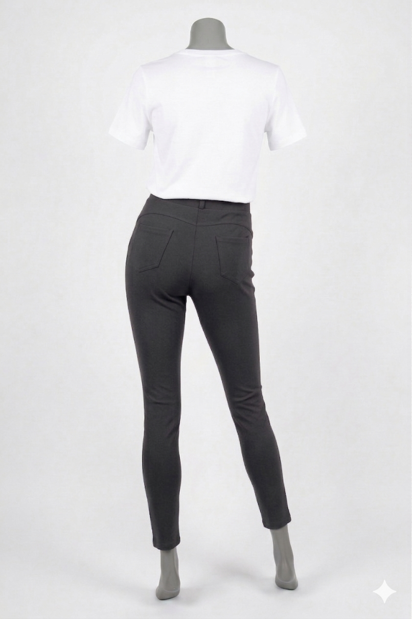 Comfort broek antraciet achterkant