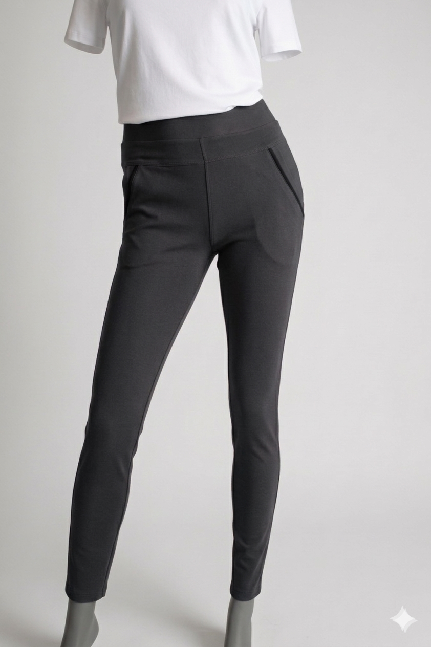 Comfort broek antraciet voorkant
