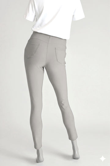 Comfort broek grijs met koordje achterkant