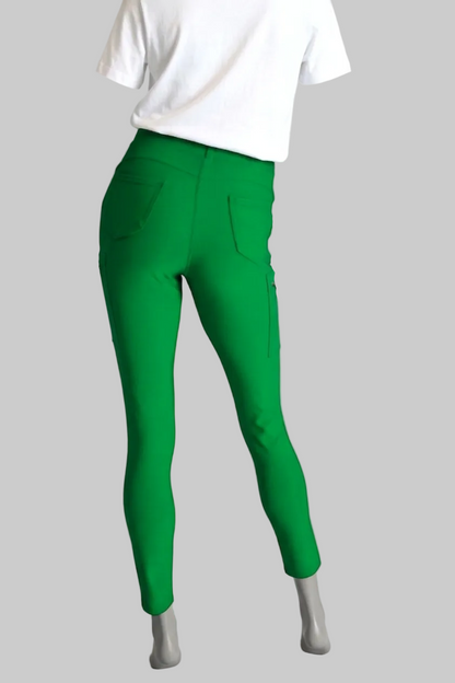 Comfortbroek groen achterkant