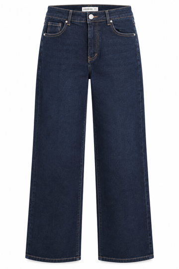 FAY raw denim wide leg Jeans