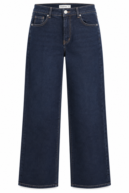 FAY raw denim wide leg Jeans