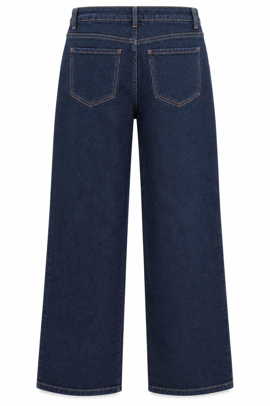 FAY raw denim wide leg Jeans back