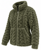 Pluche fleece vest Annika olijf