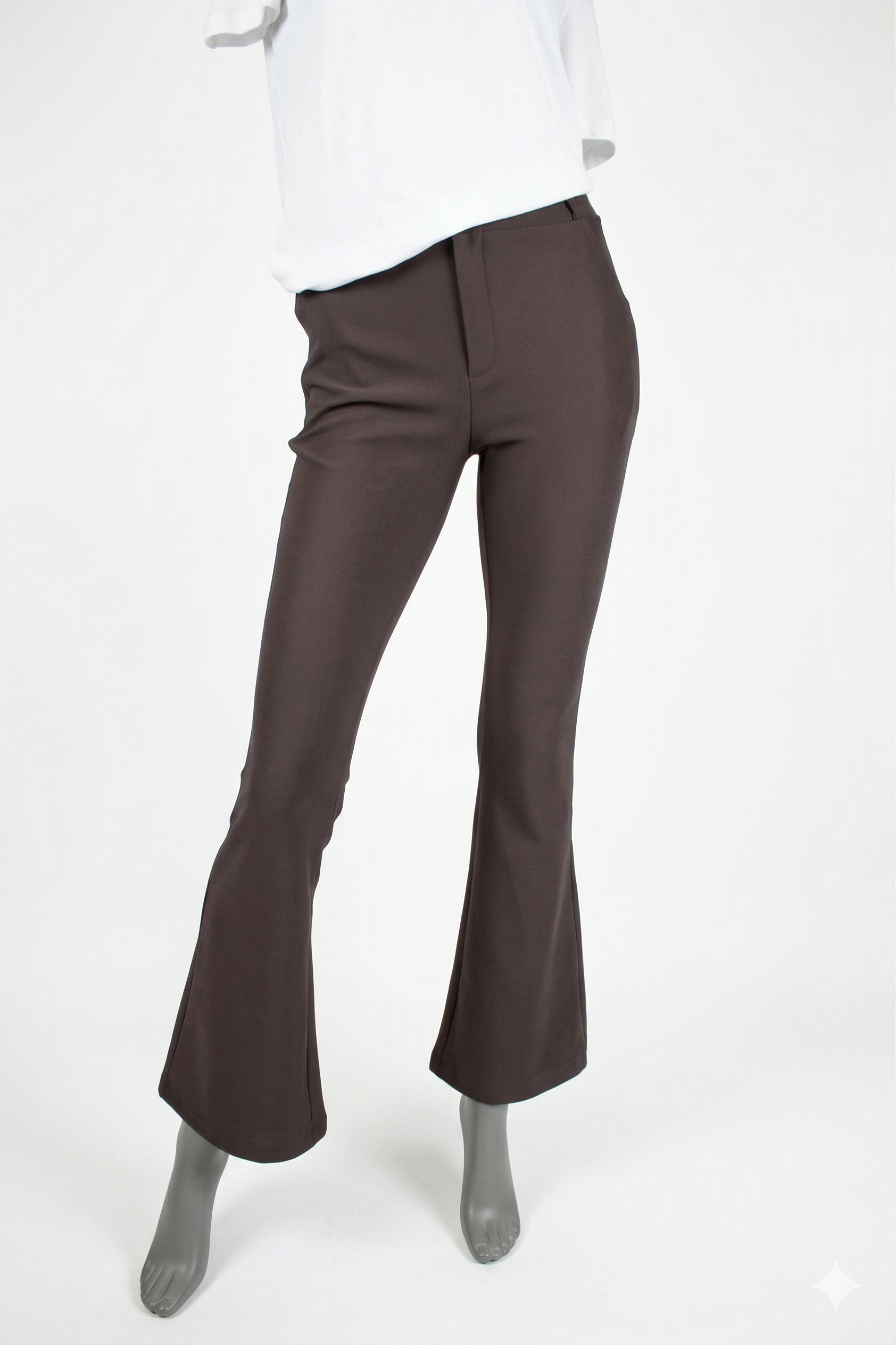 comfortbroek bruin Flair voorkant