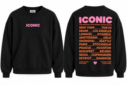 Iconic sweater in zwart